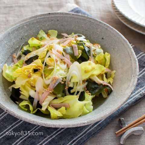 春キャベツの中華サラダ ポン酢 ごま油 白ごまの簡単ドレッシングで 暮らしニスタ 春キャベツの中華サラダ ポン酢 ごま油 白ごまの簡単ドレッシングで 暮らしニスタ