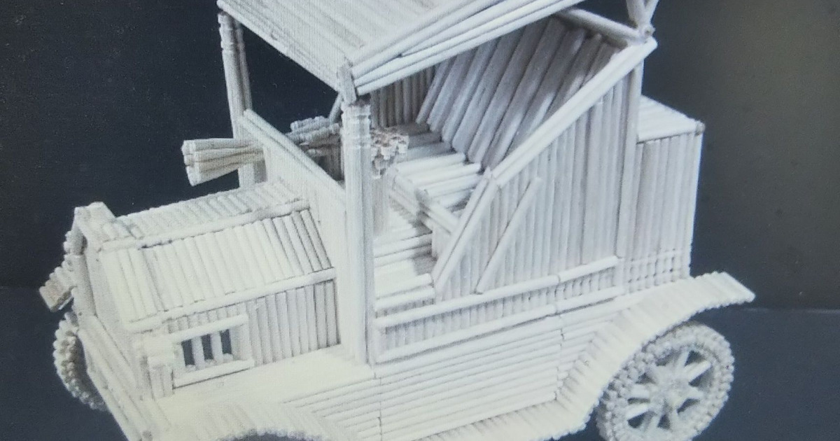 爪楊枝でクラシックカーを作る 暮らしニスタ