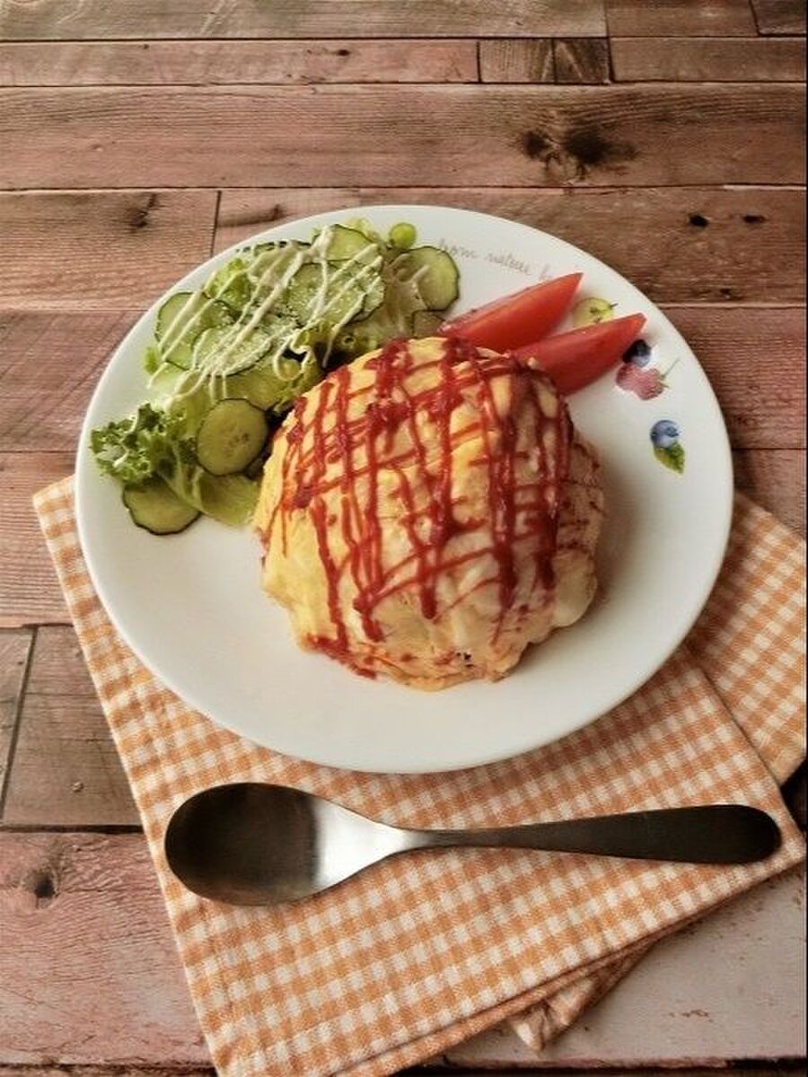 炊飯器で簡単 オムライス 暮らしニスタ