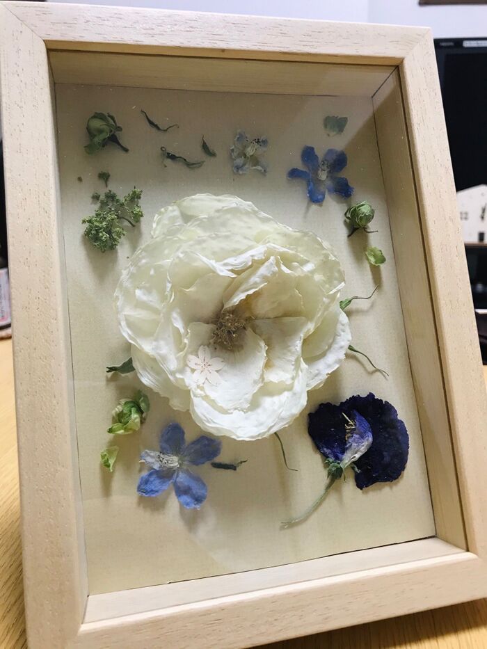 結婚式のお花を自家製アフターブーケに