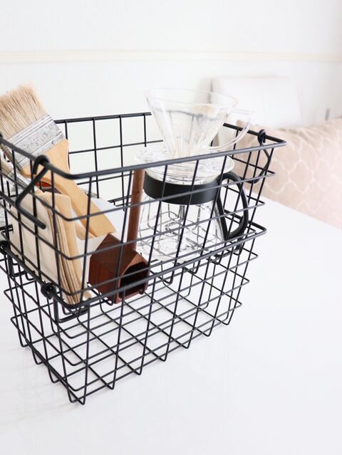 ニトリ のワイヤーバスケットはクォーターサイズが使いやすい 暮らしニスタ ニトリ のワイヤーバスケットはクォーターサイズが使いやすい 暮らしニスタ