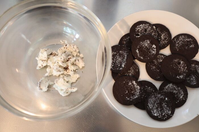 Snsで話題 オレオクッキーミルク を作ってみた 牛乳 消費を応援 暮らしニスタ こんにちは 暮らしニスタ 家事コツ研究室 dメニューニュース Nttドコモ