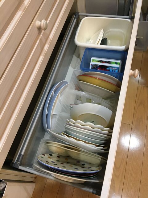 大皿も立てて収納可 お皿 無印のファイルボックス 暮らしニスタ 大皿も立てて収納可 お皿 無印のファイルボックス 暮らしニスタ