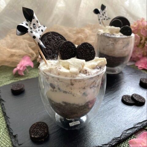 材料3つ Snsで話題のオレオクッキーミルク 暮らしニスタ