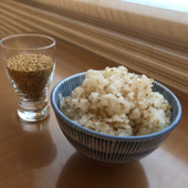 【プチプチ食感がクセになる】ゴマの炊き込みご飯