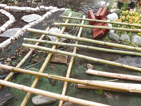 ガーデニング diy和風竹垣を作りました 暮らしニスタ ガーデニング diy和風竹垣を作りました 暮らしニスタ