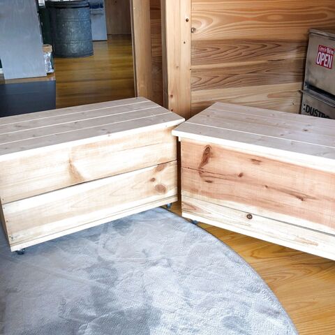 りんご箱をキャスター付きベンチ収納にdiy 暮らしニスタ