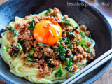 ♡超簡単汁なし麺♡おうちまぜそば♡【#簡単レシピ#時短#節約#ひき肉#麺】