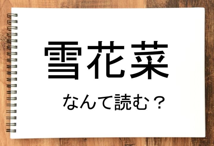 【雪花菜】って読める?読めない!「読みたい漢字ファイル」vol.39
