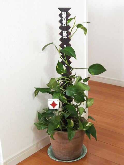 支柱をオシャレに手作りしてみました 暮らしニスタ