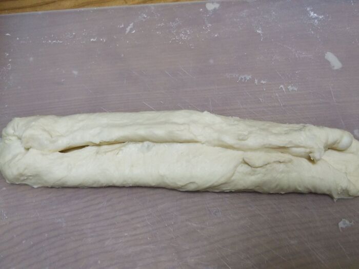 ⑤パン生地を生成し、再びオーブン発酵30〜40分(二次発酵)