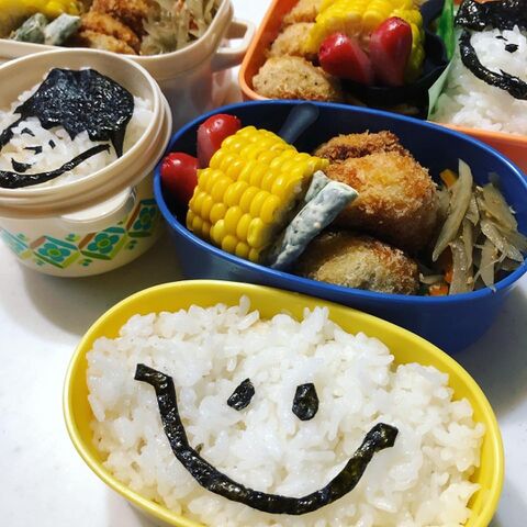毎日のお弁当作り 地味弁をごまかす工夫 簡単な海苔デコで白ご飯に遊び心を 暮らしニスタ 毎日のお弁当作り 地味弁をごまかす工夫 簡単な海苔デコで白ご飯に遊び心を 暮らしニスタ