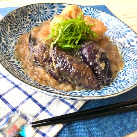 トロッと食感で免疫力アップ 箸が止まらない ナスとがんもどきのみぞれ煮 暮らしニスタ