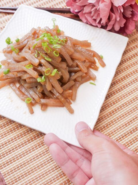 1 簡単ヘルシー こんにゃくの生姜焼き 暮らしニスタ
