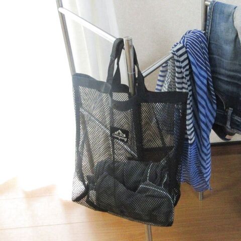 100均ダイソー メッシュトート ひと手間かけてから 使います 暮らしニスタ