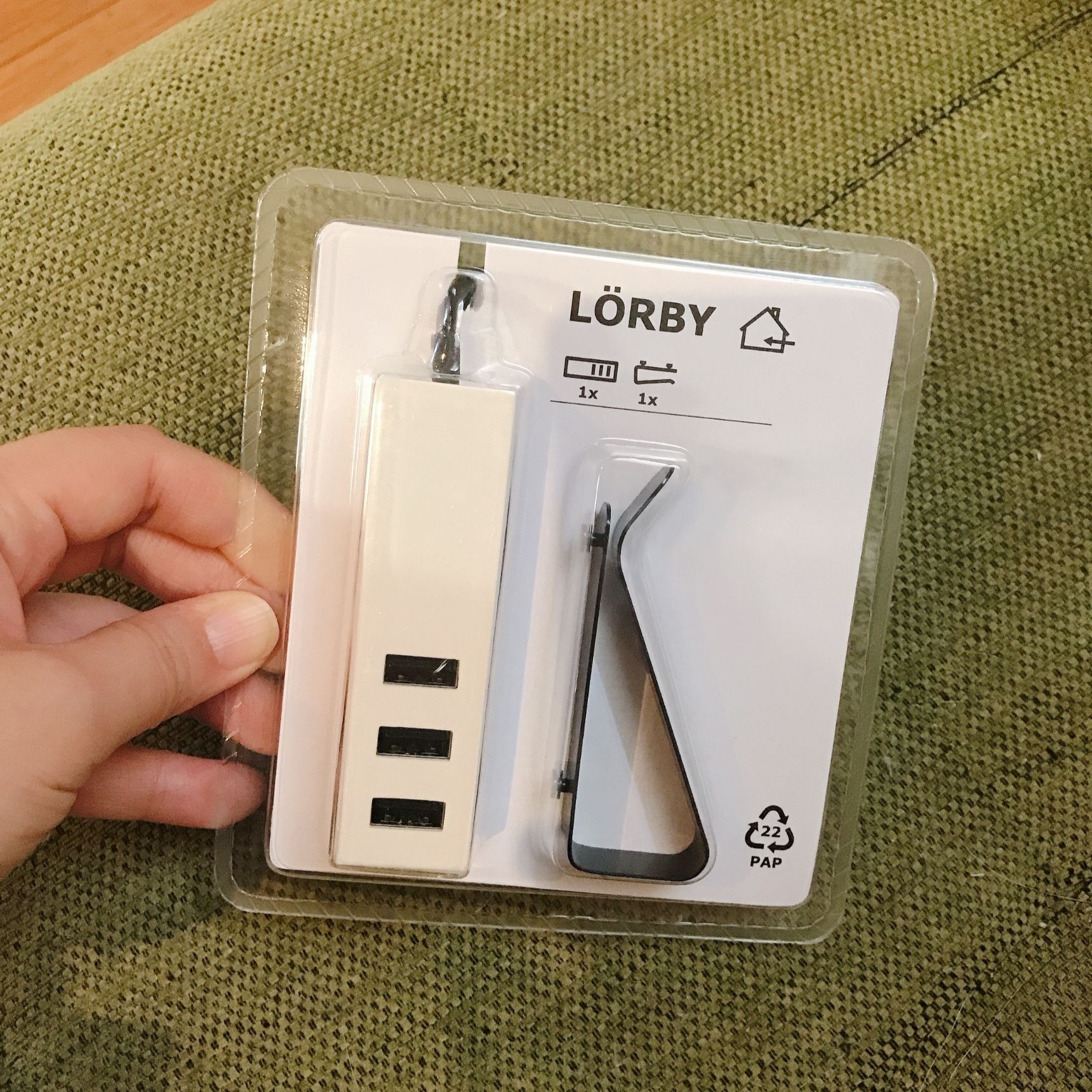 IKEA：LORBY ロルビ USB充電器 クランプ付き, ホワイトの口コミや
