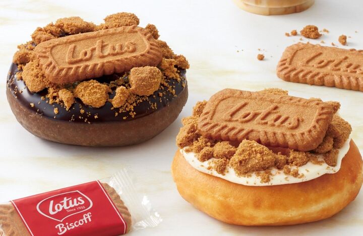 あのロータスと夢のコラボ!食感は?味は?編集部も驚いた!期間限定『クリスピー・クリーム・ドーナツ』
