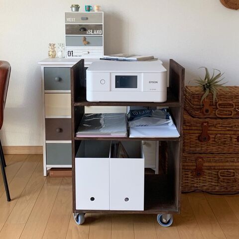 移動式プリンター台を作ろう 暮らしニスタ