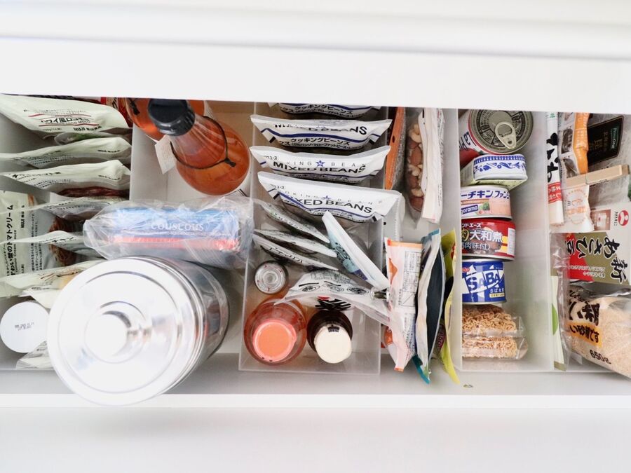 食品ストック 無印のファイルボックスで乱れない収納をキープ 暮らしニスタ 食品ストック 無印のファイルボックスで乱れない収納をキープ 暮らしニスタ