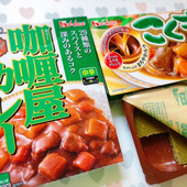 レトルトカレー1個を2人分に♡時短簡単カレー♡