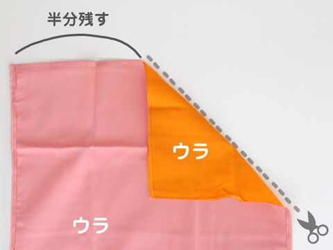 簡単型いらず 100均てぬぐいで子供エプロンの作り方 暮らしニスタ 簡単型いらず 100均てぬぐいで子供エプロンの作り方 暮らしニスタ