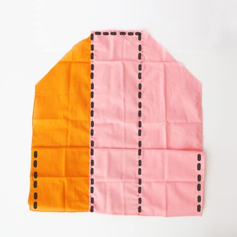 簡単型いらず 子供エプロンの作り方100均手ぬぐいで手作り 暮らしニスタ