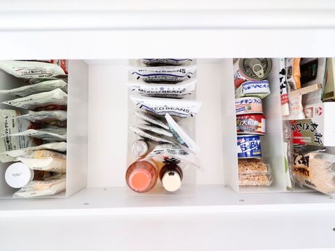 食品ストック 無印のファイルボックスで乱れない収納をキープ 暮らしニスタ 食品ストック 無印のファイルボックスで乱れない収納をキープ 暮らしニスタ