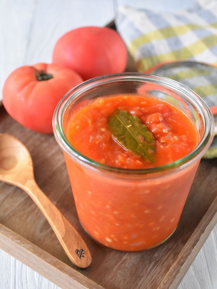 完熟トマトで！あると便利な手作りトマトソース