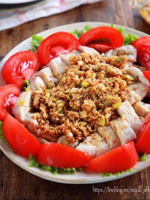 レンジde簡単 蒸し鶏の香味だれ 簡単レシピ 鶏むね肉 ヘルシー 節約 暮らしニスタ