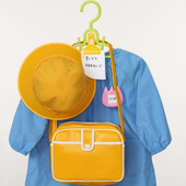 こどもの服や持ち物を一か所にかけて忘れ物防止！自分でお支度できちゃうよ♪