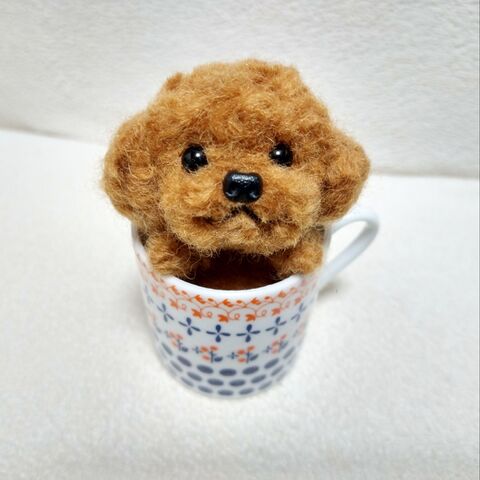 ふわふわ 植毛で仕上げる羊毛トイプードル 暮らしニスタ ふわふわ 植毛で仕上げる羊毛トイプードル 暮らしニスタ