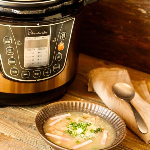 楽うま オニオンスープ 電気圧力鍋でビックリするくらい簡単調理 暮らしニスタ