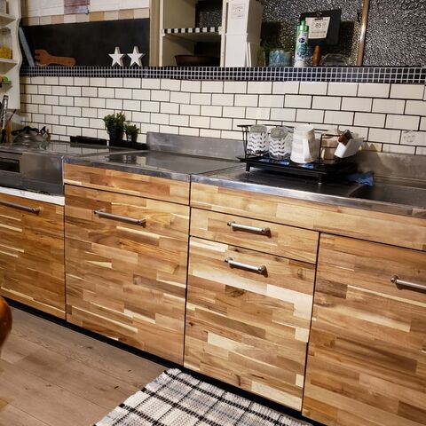 キッチン収納が倍増 古いシンクをシステムキッチン風にdiy 暮らしニスタ キッチン収納が倍増 古いシンクをシステムキッチン風にdiy 暮らしニスタ