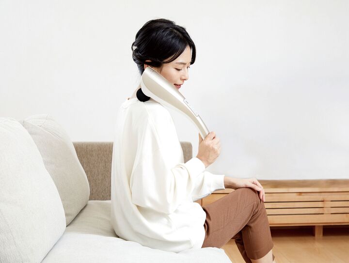 疲れたときはお家で身体ほぐし!どこでも手軽に使えるコードレスのマッサージャー