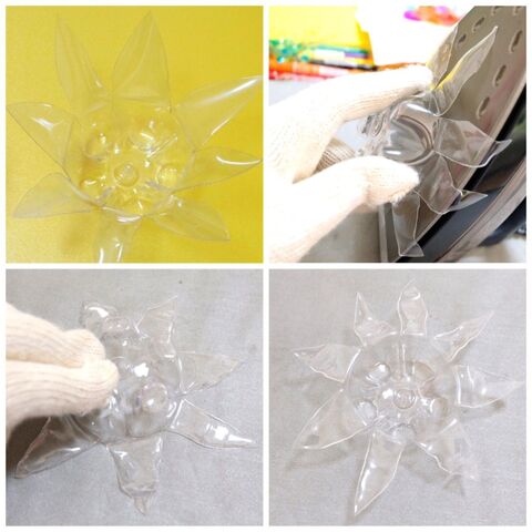 ペットボトルの底でお花のリースを作ろう 暮らしニスタ ペットボトルの底でお花のリースを作ろう 暮らしニスタ