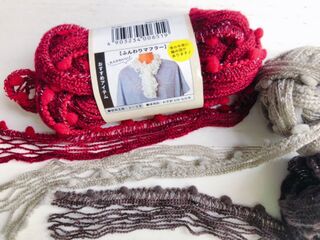 セリアの毛糸 ふわふわ玉付き ふわたまヤーン 暮らしニスタ