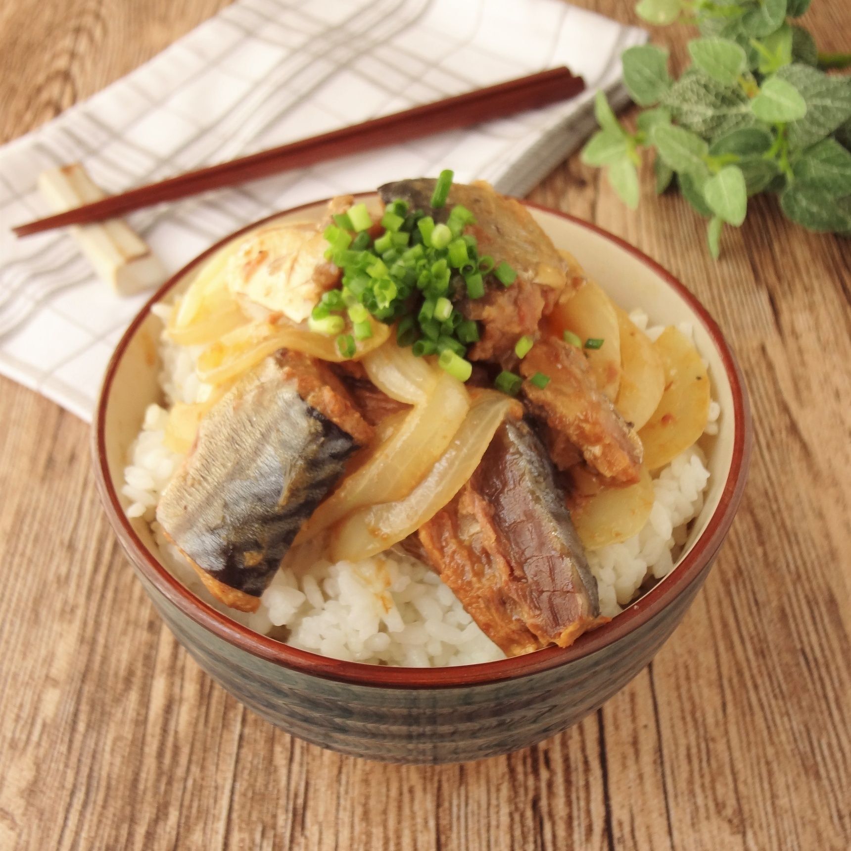 調味料なし★サバ味噌バター丼