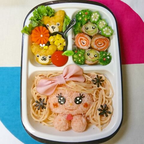 女の子の顔おにぎり弁当 暮らしニスタ