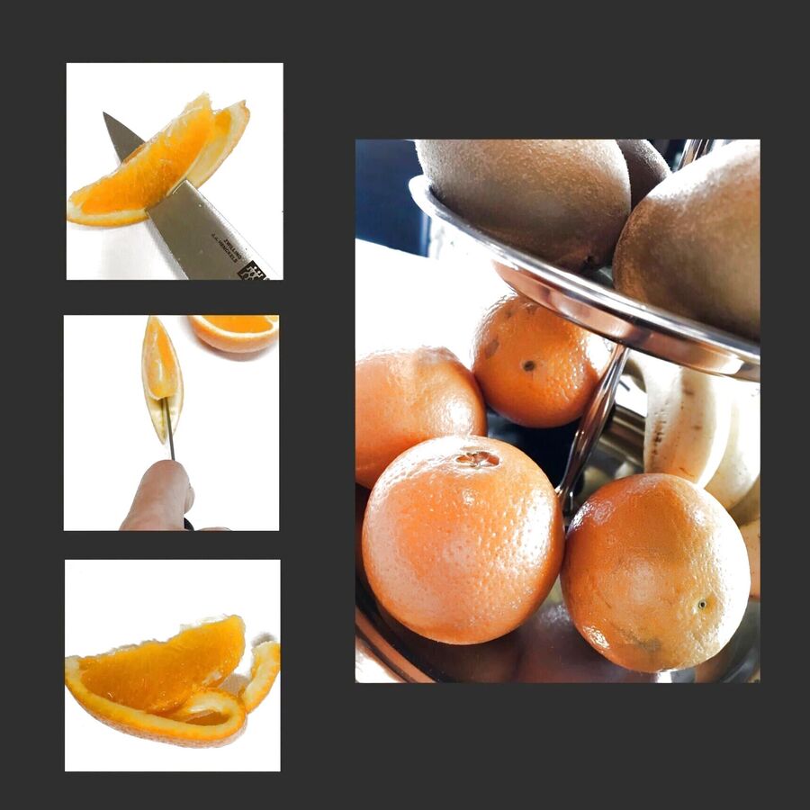 オレンジ を食べやすく 3ステップの飾り切り 暮らしニスタ