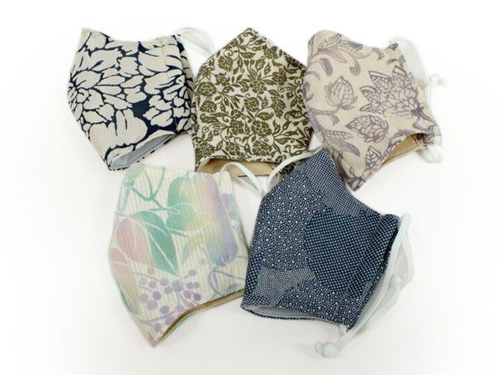 UVカット&蒸れにくいのも魅力♪おしゃれな着物柄マスクで周りに差をつけよう