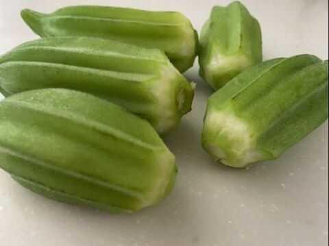 オクラの王様 ダビデの星 の肉巻き甘辛風味 暮らしニスタ オクラの王様 ダビデの星 の肉巻き甘辛風味 暮らしニスタ