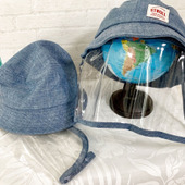 しまむらで発見‼︎コンパクトになるフェイスシールド付きハット