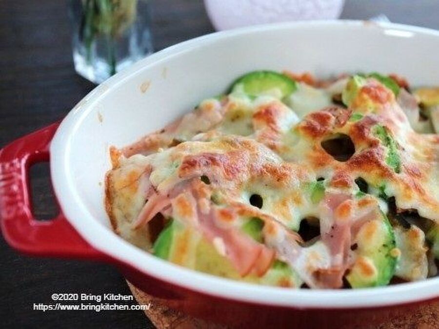 トースター調理 レシピ とろ り かぼちゃとアボカドのチーズ焼き 暮らしニスタ