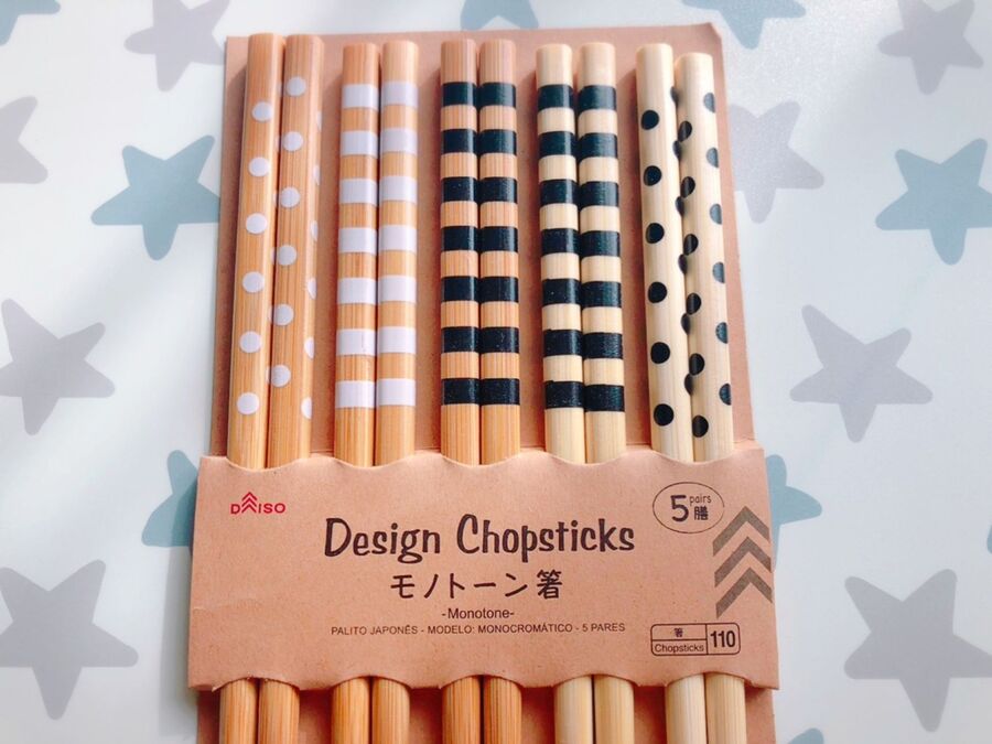 ダイソー オシャレ可愛い 5膳のモノトーン箸 暮らしニスタ ダイソー オシャレ可愛い 5膳のモノトーン箸 暮らしニスタ