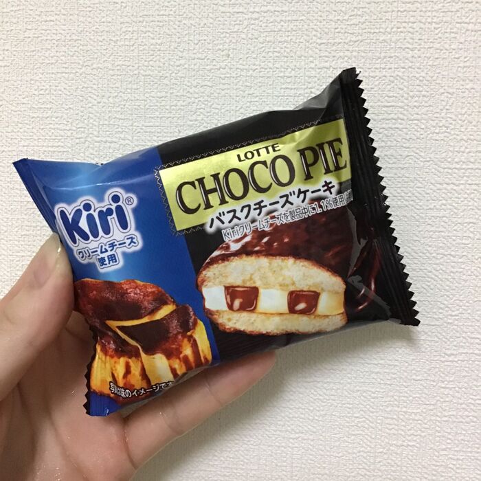 kiriのクリームチーズを使ったチョコパイバスクチーズケーキ！