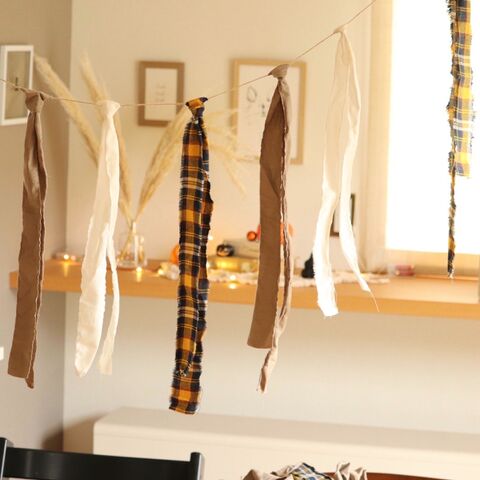 余った布でオシャレガーランドを作る 暮らしニスタ
