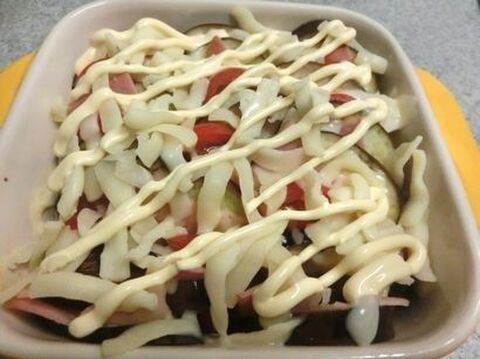 ジュワ 美味すぎ注意 なすとトマトの重ねチーズ焼き 暮らしニスタ