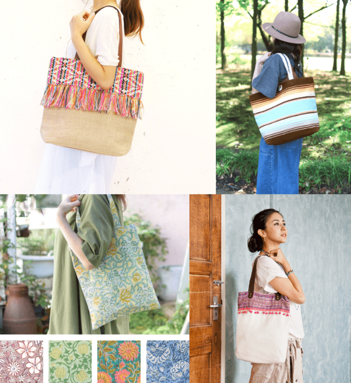 エコバッグもおしゃれに決めたい人へ…カラフルな一味違うデザイン、見つけました♪