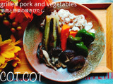 ★油は必要な分だけ！ゆず胡椒の香りとピリッと。豚肉と野菜の焼きびたし★