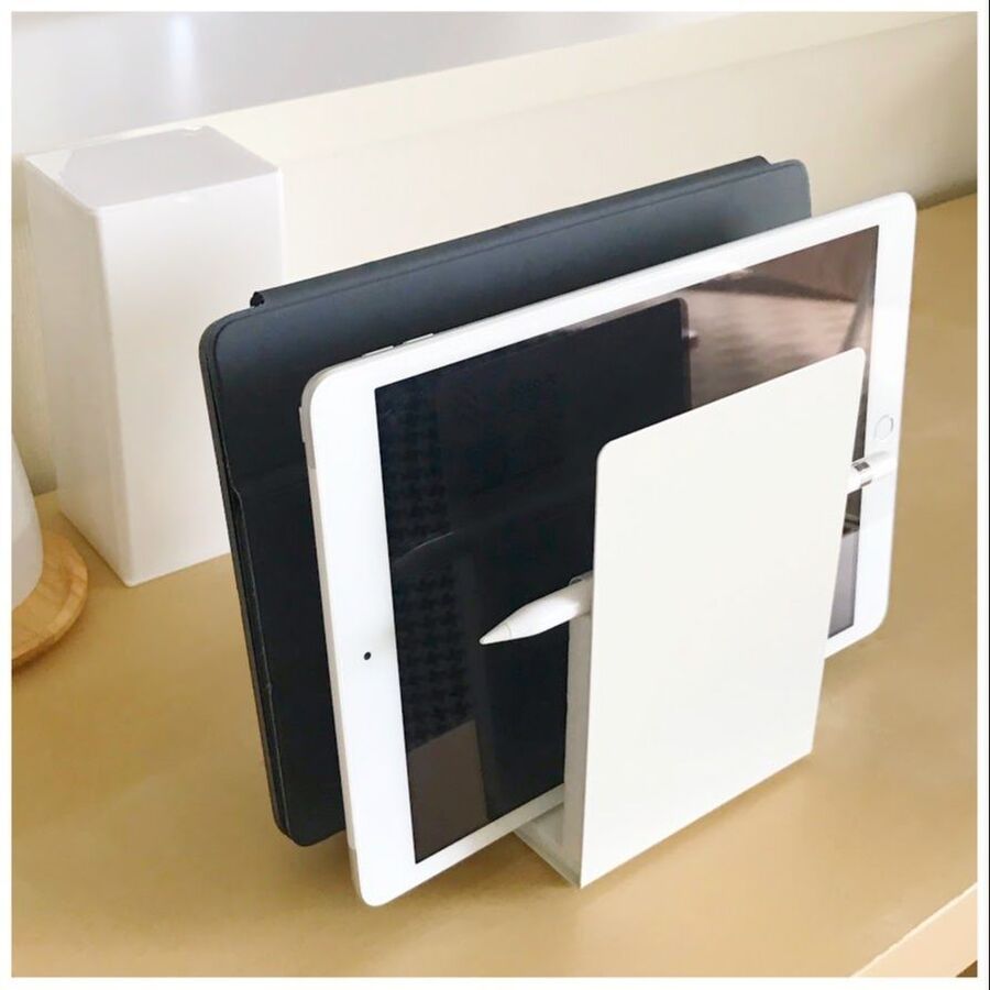 ダイソーのブックエンドでipadスタンドを作りました 暮らしニスタ